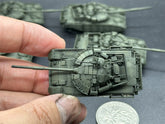 1/144 Russian T-80BVM Main Battle Tank Painted Finished Model
